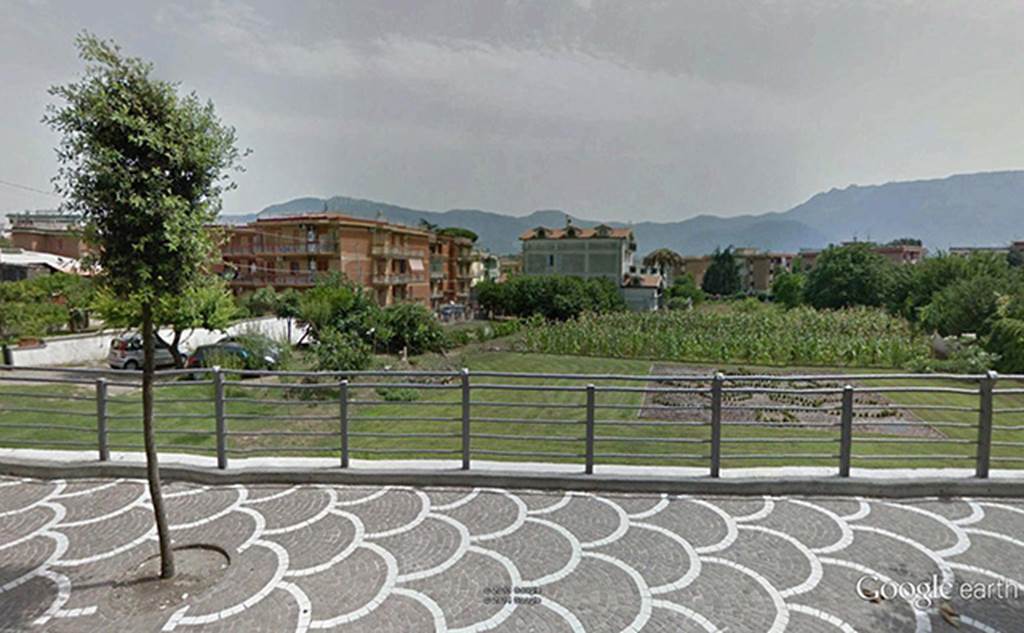 Pompeii, Tombe del Fondo Squillante. 2012. Location where tombs were found. Photo  courtesy of Google Earth.