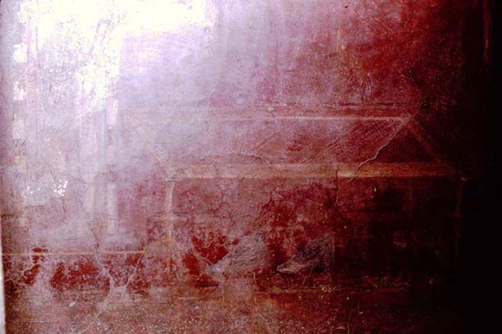 VGJ Pompeii. 1961. Table (with shoes under?) on lower part of west wall of inner tomb. 
Photo by Stanley A. Jashemski.
Source: The Wilhelmina and Stanley A. Jashemski archive in the University of Maryland Library, Special Collections (See collection page) and made available under the Creative Commons Attribution-Non-Commercial License v.4. See Licence and use details.
J61f0728

