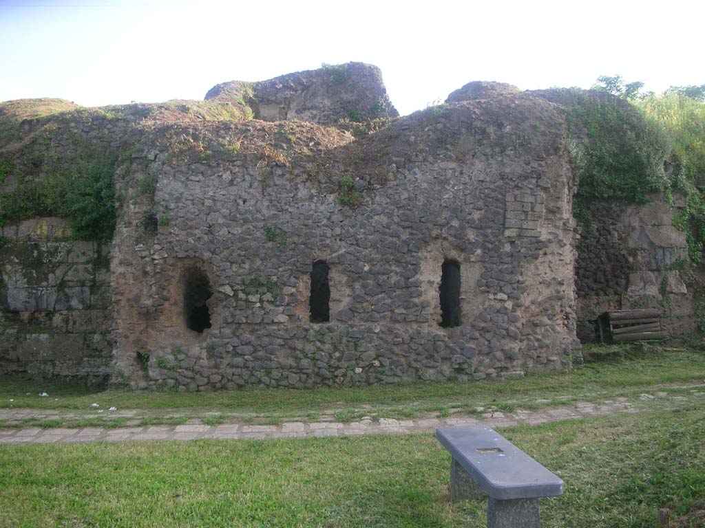 Tower VII on north-east side of Pompeii. May 2010. North side, from outside the city walls. Photo courtesy of Ivo van der Graaff.