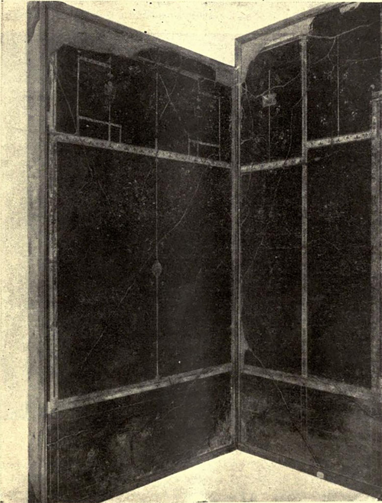 Villa of Agrippa Postumus. Boscotrecase. Room 16, north-west corner.
See Notizie degli Scavi di Antichità, 1922, p. 471 fig. 11.