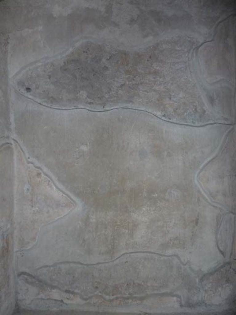 Oplontis, September 2015. Room 7, south wall at western end of kitchen.

