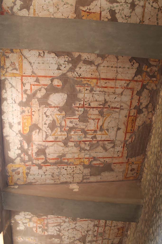 Oplontis Villa of Poppea, March 2014. Corridor 46, ceiling. 
Foto Annette Haug, ERC Grant 681269 DÉCOR.
