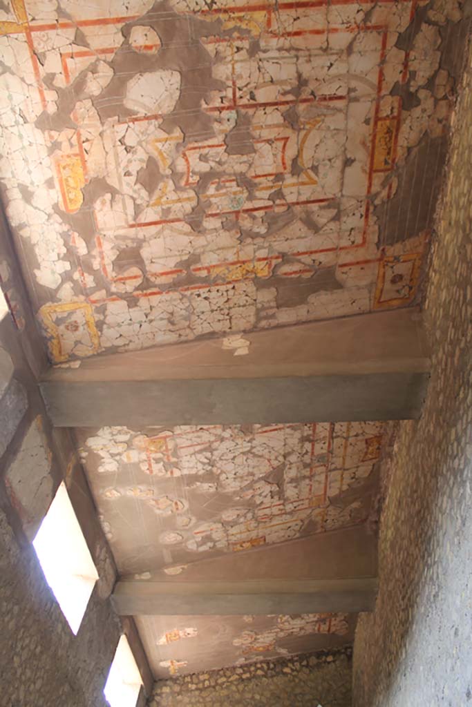 Oplontis Villa of Poppea, March 2014. Corridor 46, looking west along ceiling.  
Foto Annette Haug, ERC Grant 681269 DÉCOR.
