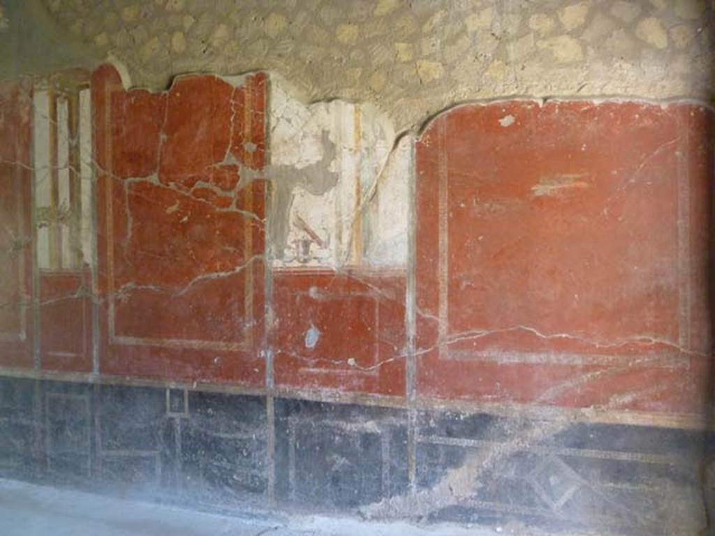 Oplontis, May 2011. Room  81, north wall. Photo courtesy of Michael Binns.