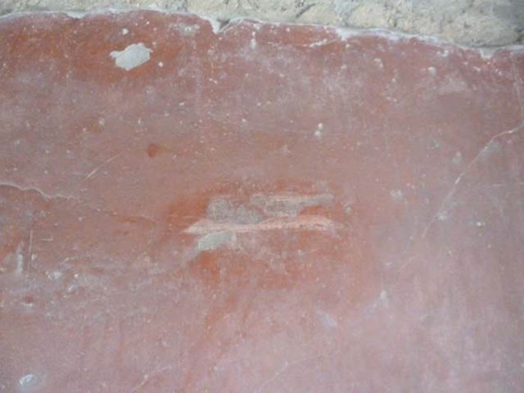 Oplontis, September 2015. Room 81, detail from painted panel from west end of south wall.