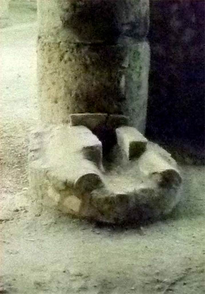 Oplontis, Villa of Lucius Crassius Tertius. May 2011. Hearth. Photo courtesy of Michael Binns. 