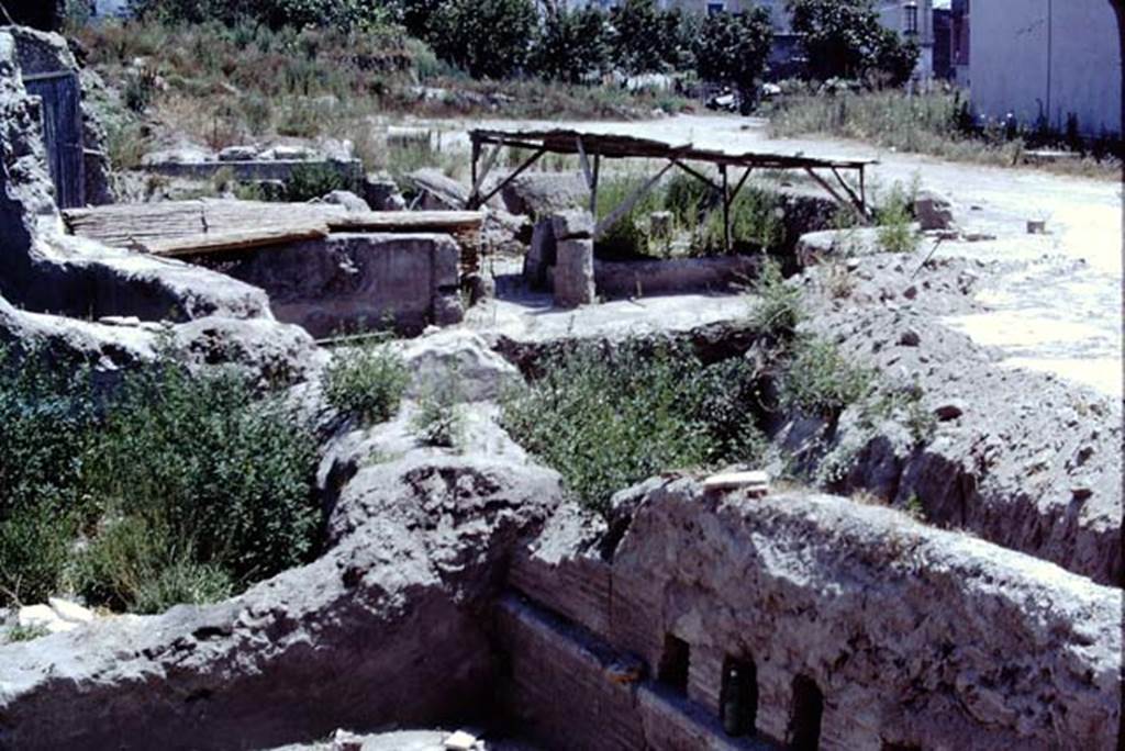 Oplontis, Villa of Lucius Crassius Tertius. 1975. Looking east. Photo by Stanley A. Jashemski.
Source: The Wilhelmina and Stanley A. Jashemski archive in the University of Maryland Library, Special Collections (See collection page) and made available under the Creative Commons Attribution-Non Commercial License v.4. See Licence and use details.
J75f0417