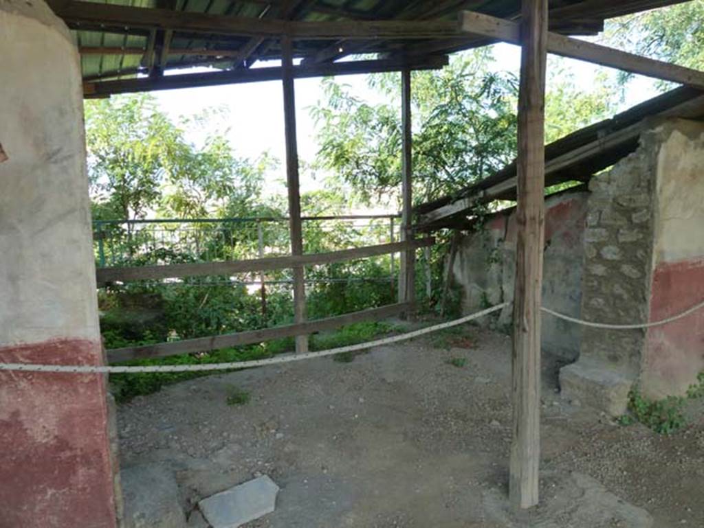 Stabiae, Secondo Complesso (Villa B), September 2015. Room 3, looking north-east from north portico.