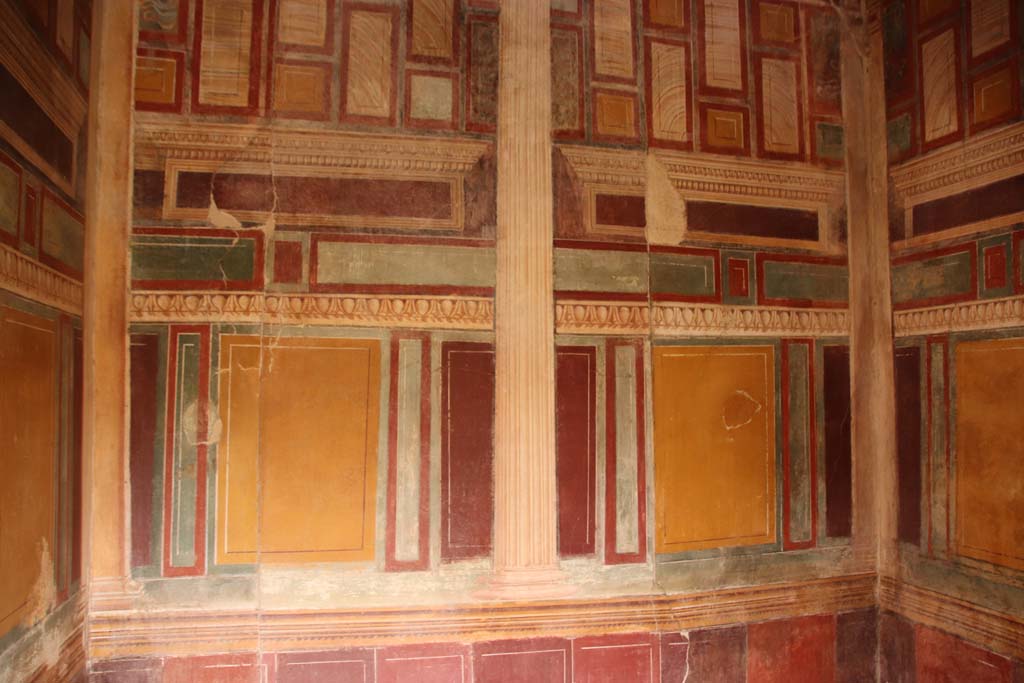 Stabiae, Villa Arianna, October 2020. Room 45, looking towards north wall. Photo courtesy of Klaus Heese.