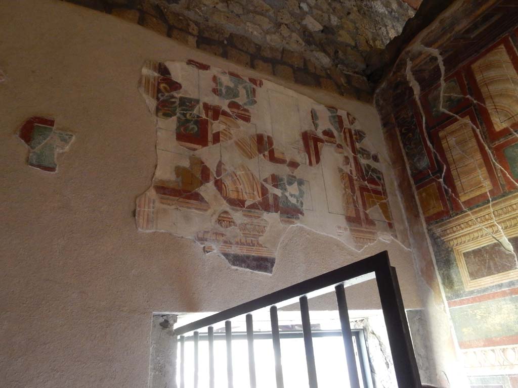 Stabiae, Villa Arianna, June 2019. Room 45, upper south wall. Photo courtesy of Buzz Ferebee.