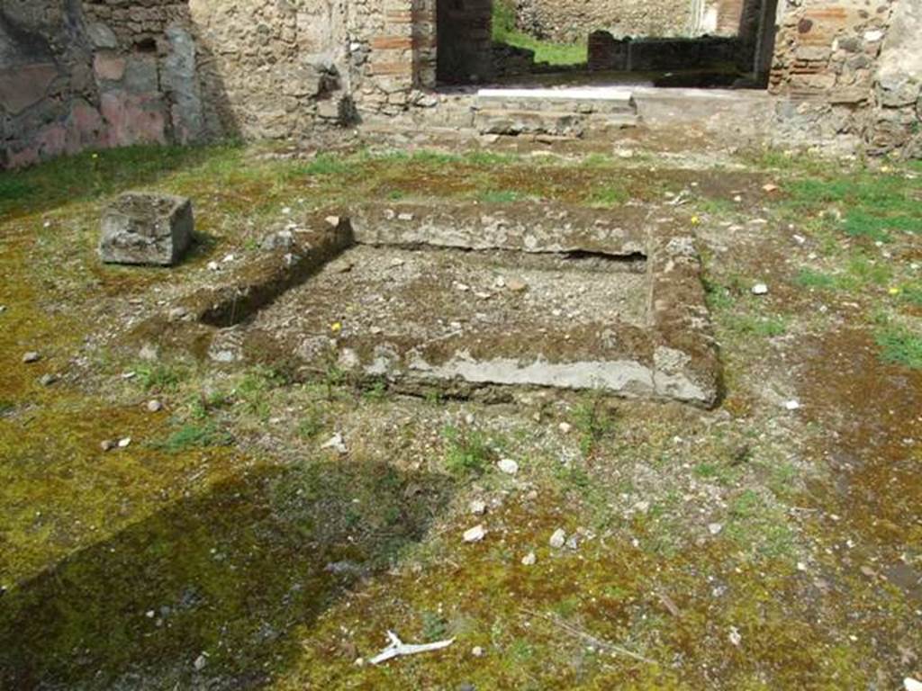 I.9.12 Pompeii. March 2009. Room 1. Atrium. Impluvium.