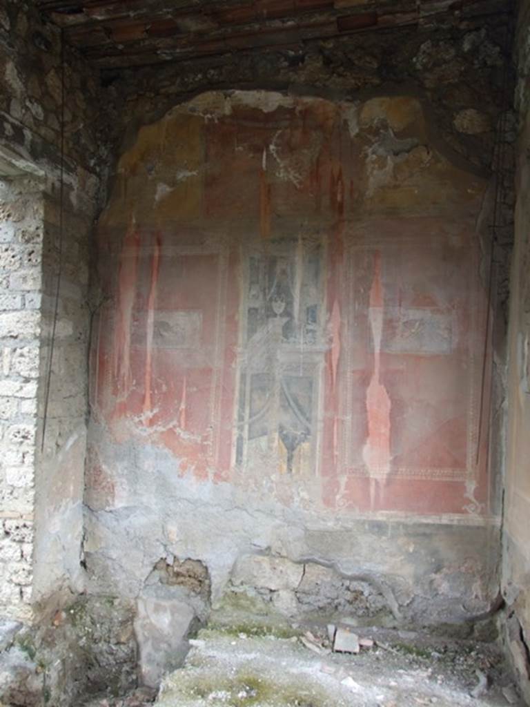 I.9.12 Pompeii. March 2009. Room 3. Tablinum. East wall.