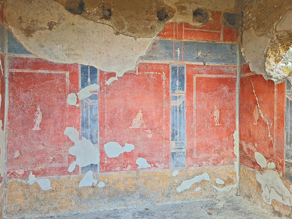 II.2.2 Pompeii. March 2024. Room “b”, west wall. Photo courtesy of Giuseppe Ciaramella.