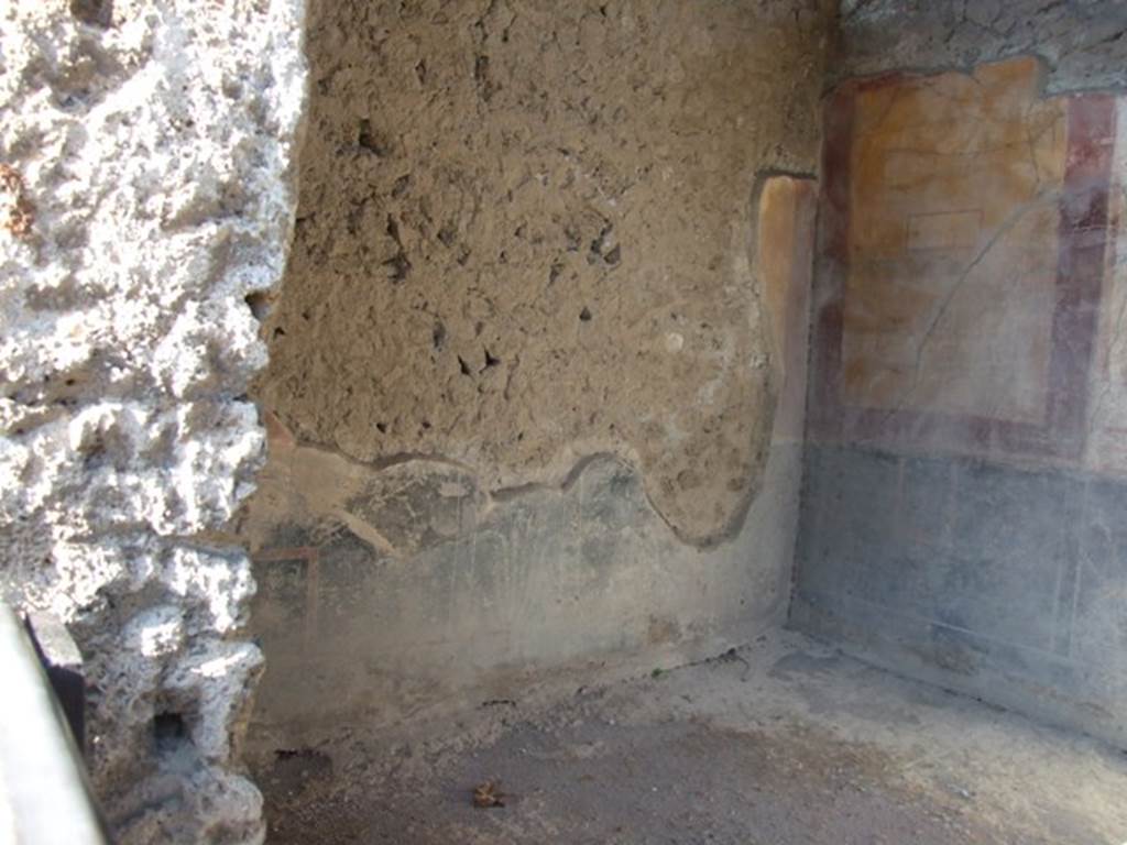 II.2.2 Pompeii. March 2009. Room “c”, north wall and north-east corner.