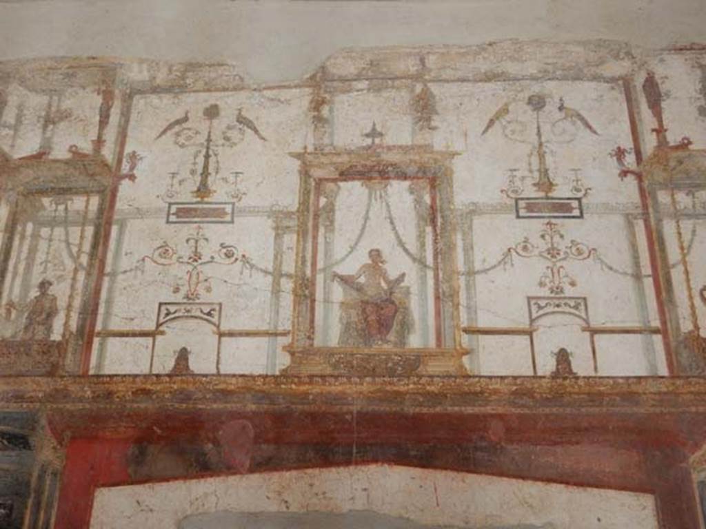 II.2.2 Pompeii. May 2016. Room “f”, centre of upper west wall. Photo courtesy of Buzz Ferebee.